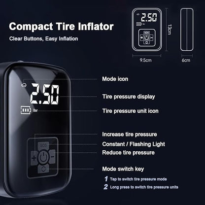 Portable Wireless Tire Inflator