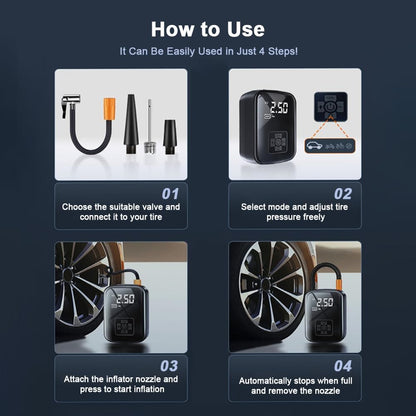 Portable Wireless Tire Inflator